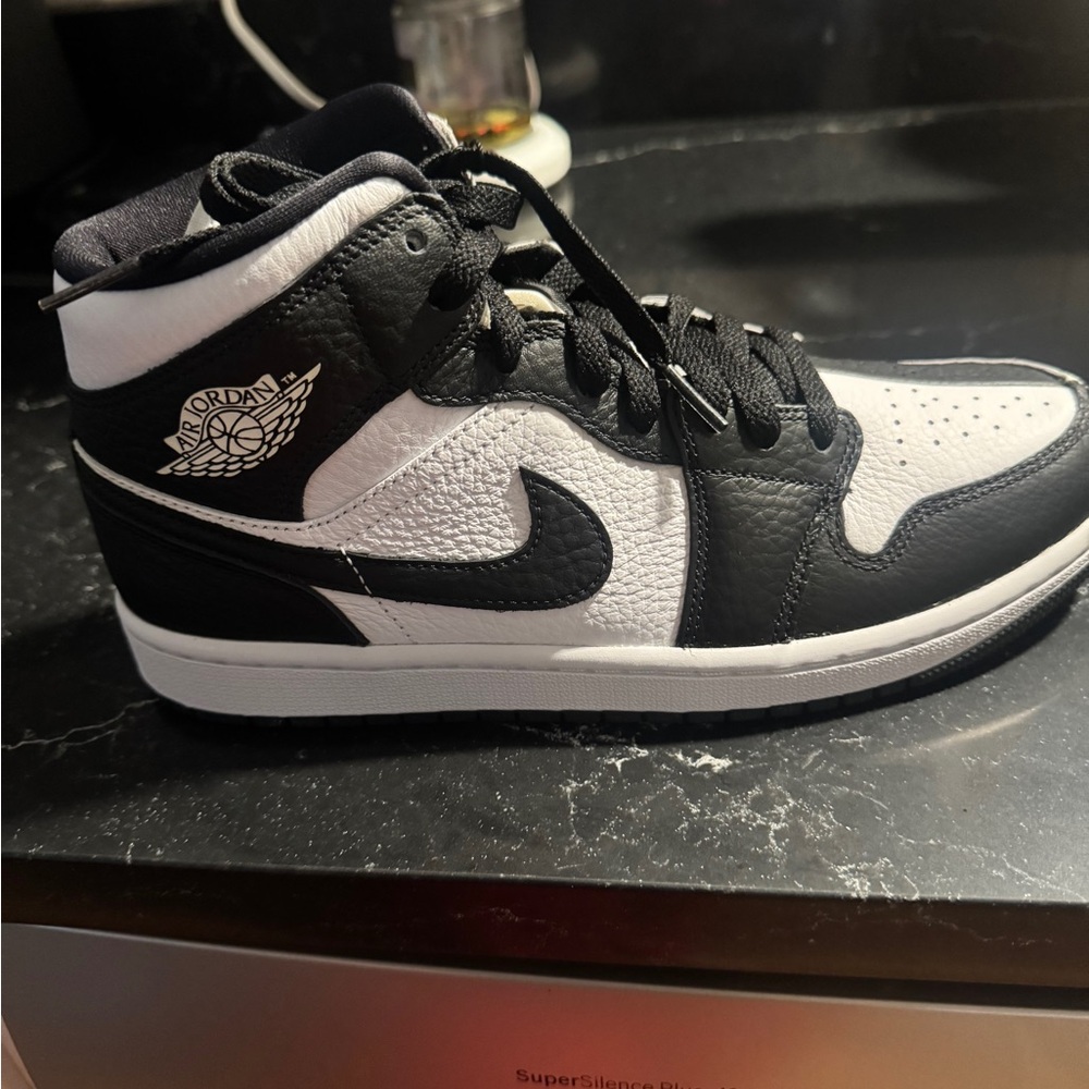 Nike Air Jordan Black and White Sneakers